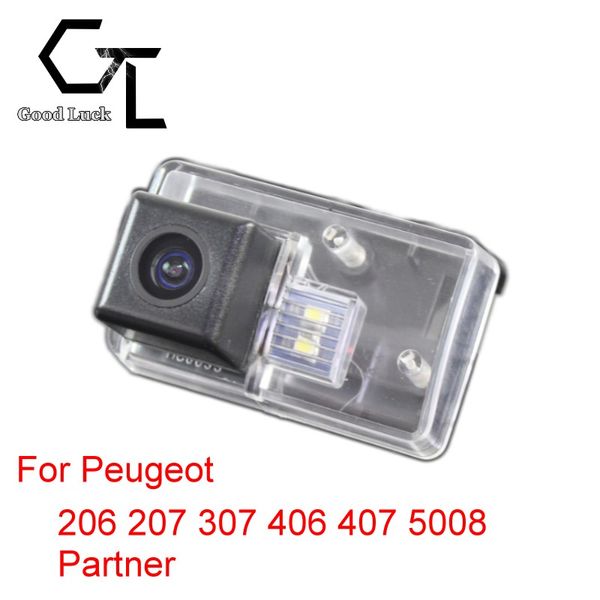 

Для Peugeot 206 207 307 406 407 5008 партнер беспроводной CCD HD автомобиль камера заднего вида парковка помощь