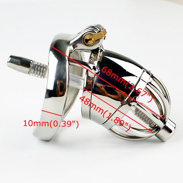 

new sounds device male catheter design steel belt cock ring urethral lock chastity stainless arc-shaped with with chastity toys qlcmb