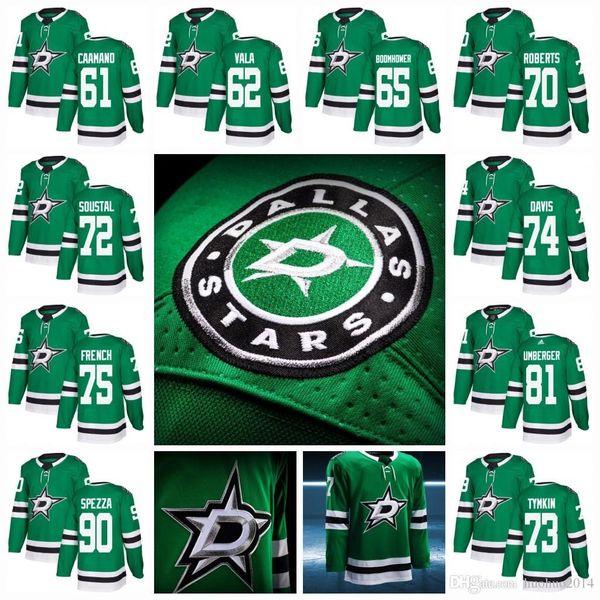 

Stars 2017-2018 Season 61 Nicholas Caamano 62 Ondrej Vala 65 Shaw Boomhower 70 Zachary Roberts 72 Tomas Soustal Cole Tymkin Jerseys