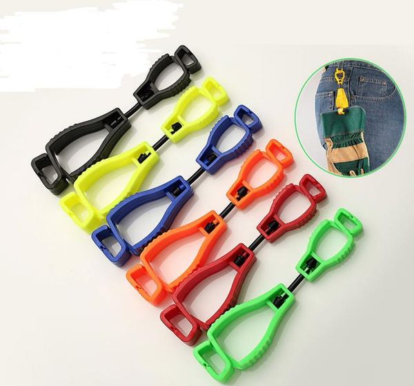 

500pc metal detectable pla tic glove clip pla tic working glove clip work clamp afety work glove guard labor upplie