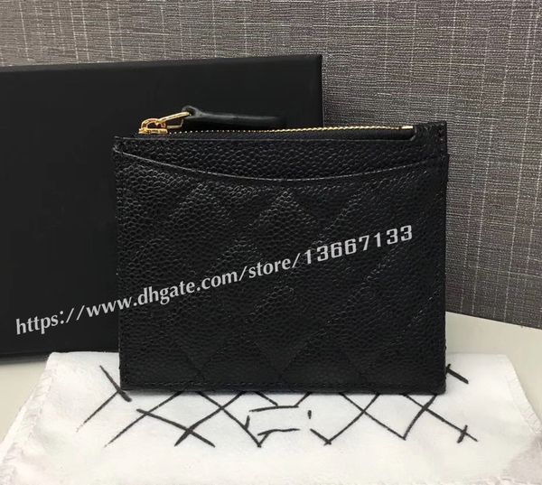 

2018 новый дизайн женская черная икра молния бумажник классический держатель карты 84105 натуральная кожа небольшой портмоне завод розетка с, Brown;gray