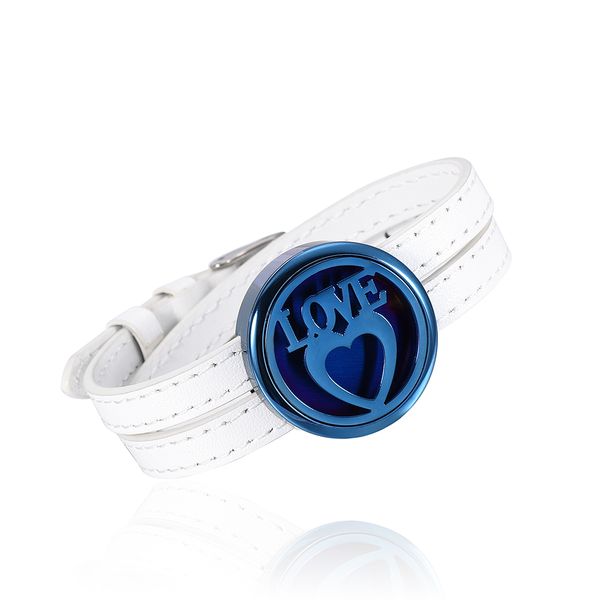 

ijp2001 love heart new arrival essential oil diffuser perfume locket bracelet 30mm aromatherapy stainless steel mesh belt buckle bracelets, Golden;silver