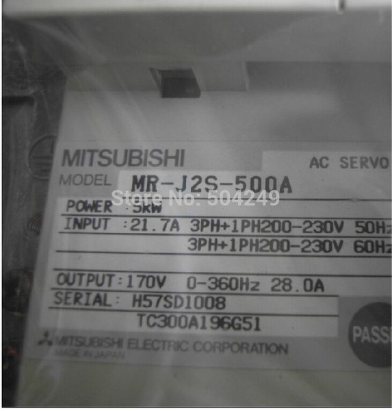 

mr-j2s-500a new and original ac servo motor