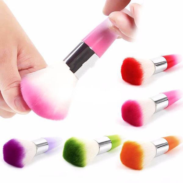 

nail brushes nail art dust cleaner acrylic uv gel nail dust brush dust powder remover #r49, Yellow