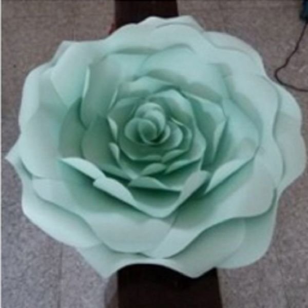 2019 latest diy half made wall mounted giant paper flower for wedding backdrops winter onederland centerpieces engagement deco babyshower from made flower with paper