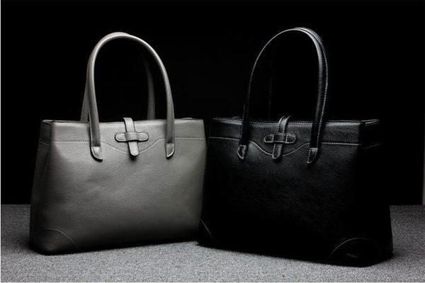 

2017.genuine leather. women's bags. fashion casual bag. cowhide. handbag. black and grey. big.cross body.shoulder bags.totes.luxury