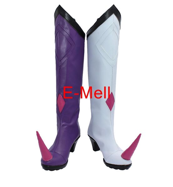 

wholesale-fate extra ccc erzsebet bathory boots cosplay women's shoes custom made halloween high quality, Silver