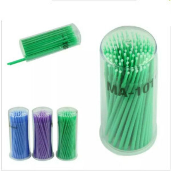 

new arrival 100pcs/lot eyelash extension micro brushes disposable individual applicators mascara ing