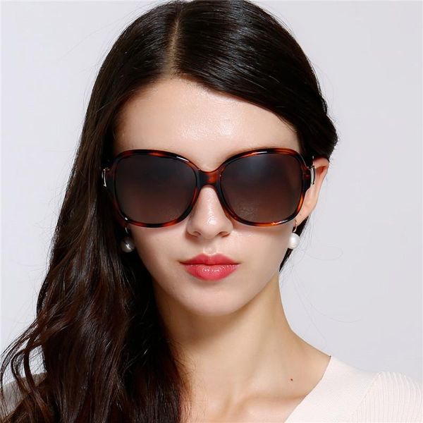 

high-quality polarized designer sunglasses for women retro large metal frame luxury sunglasses brand driving mirror sun glasses womens glass, White;black