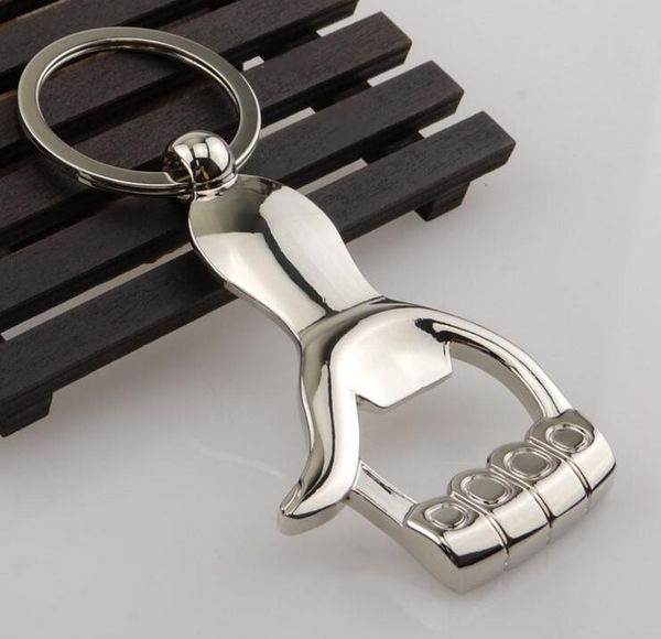 

wedding favor gift hand palms bottle opener with keychain key chain ring for wedding baby shower supplies kitchen tools