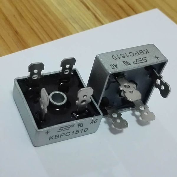 

wholesale-86008 5pcs 15a 1000v diode bridge rectifier kbpc1510