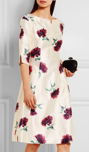

fashion print women a-line dress short sleeve casual dresses 030410, Black;gray