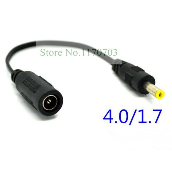 

150 pcs 4.0x1.7mm male to dc 5.5x2.1mm female connector cable