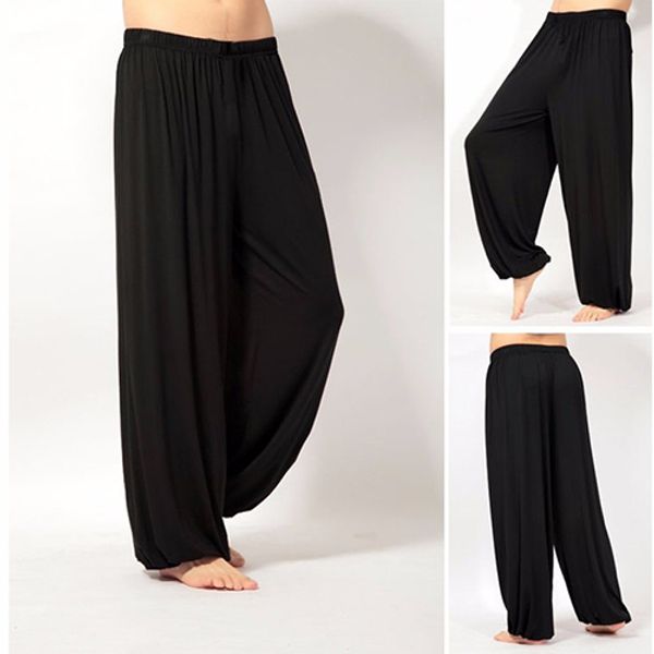 

wholesale-casual sport jogger baggy trouser jumpsuit harem yoga pants bottom slacks new recommend, Black