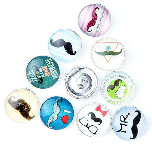 

50pcs/lot wholesale ginger snaps bracelets bracelets fit 18mm snap button fit snap button kz265 making jewelry making, Crystal