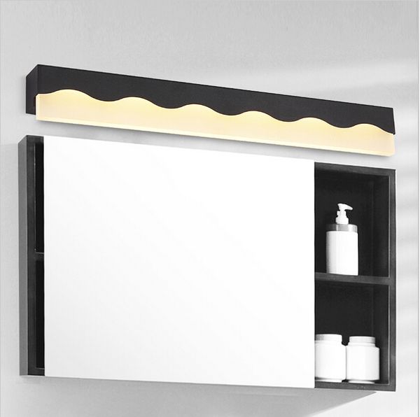 

2016 new arrivals mini style bathroom mirror light brief stainless steel wall lamp lampara de pared anti-fog front light up down lamps