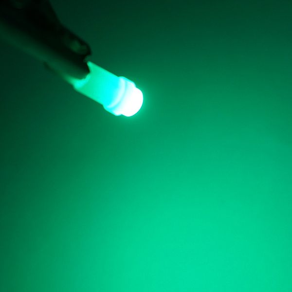 

50x car interior dashboard light t5 w3w w1.2w 27 74 85 86 18 206 407 2721 ceramic cob led bulb lamp yellow/blue/green/red/white 12v