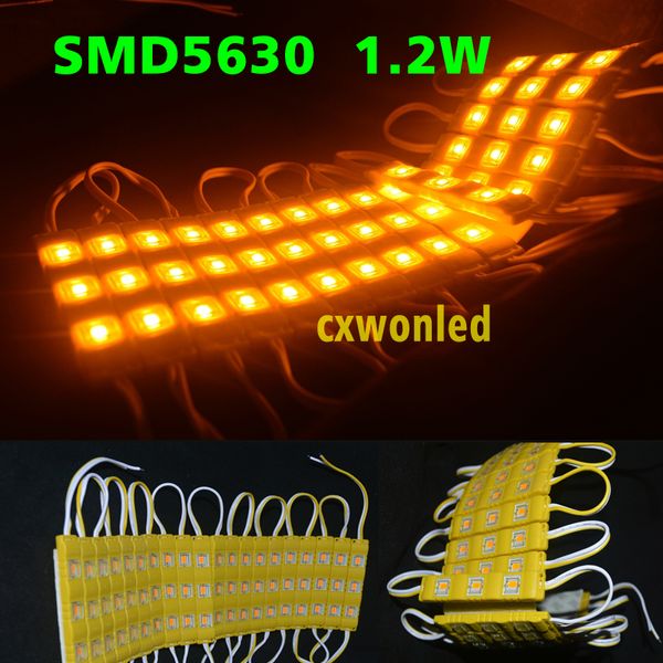 150LM 1.2W 3 Leds SMD 5630 módulos LED branco Led pixel Módulos UV 12V Backlights Para Channer letra R G B Y