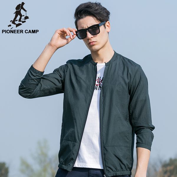 

wholesale- pioneer camp summer sun protection clothing men jacket ultra light breathable waterproof jacket men's sunscreen 677052, Black;brown