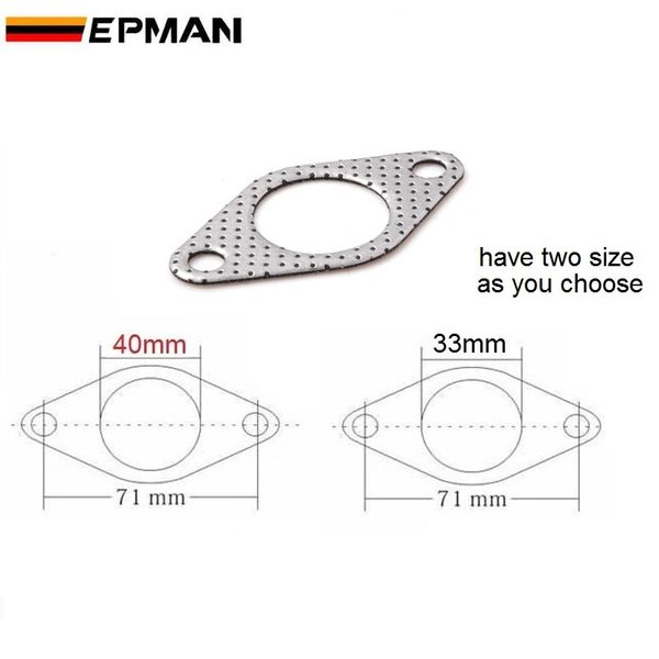 Exhaust Flange Gasket Size Chart