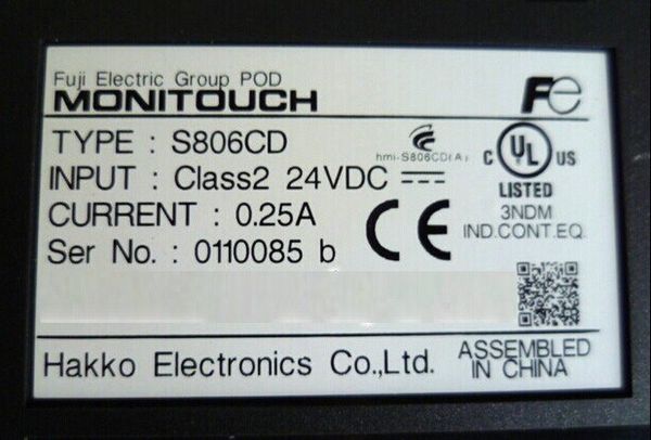 

s806cd new and original hmi in box