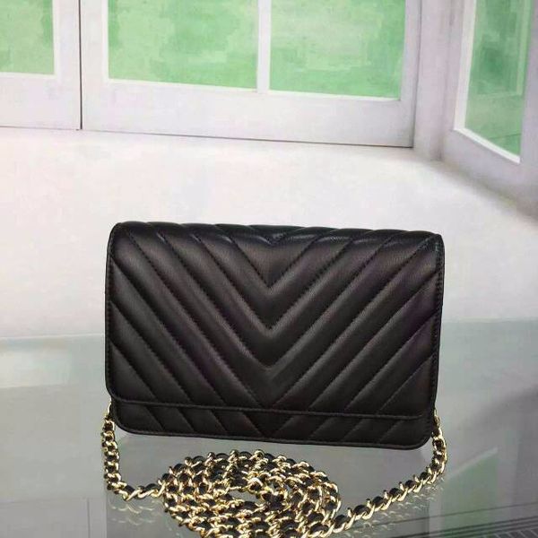 

Бесплатная доставка классический WOC Мини-сумка оригинальный овчины кожа женщины