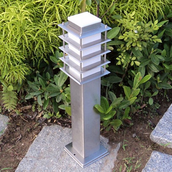 2019 110v 220v 12v 24v Landscape Lawn Sward Garden Stainless Outdoor Led Square Pillar Post Light Bollard Lamp From Wuzhangtsai 50 26