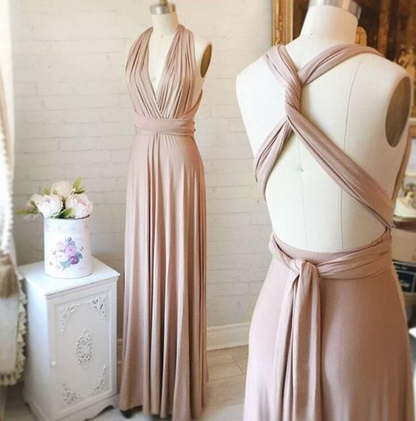 

sell chiffon a_line sleeveless sweep train convertible dresses bridesmaid gowns in stock under 100, Red;white