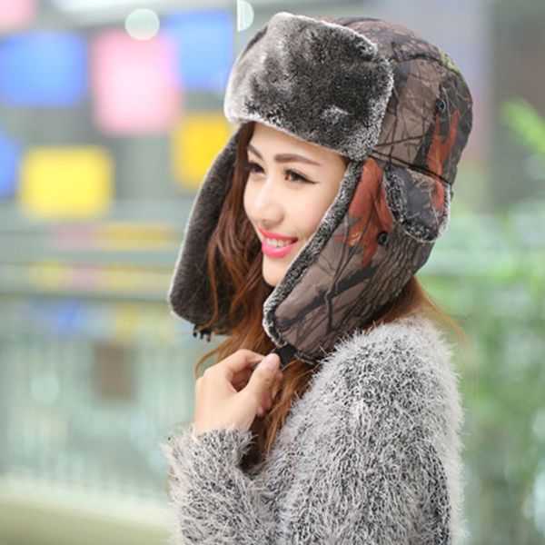 

wholesale-new winter hats for women bomber hat fur hat with ears cap with ear flags russian hat gorras chapeu snow caps earflap cute 3, Blue;gray