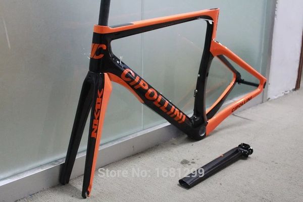 

New 6 color nk1k 700c road bicycle matte 3k full carbon fibre bike frame carbon fork eatpo t clamp head et part hip