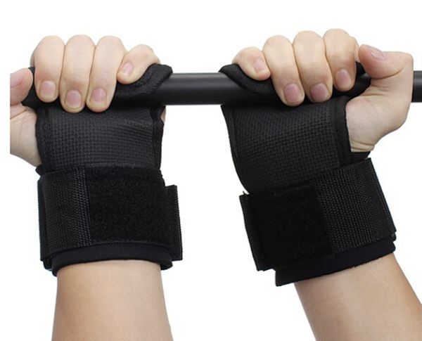 Wholesale-A1 Gewichtheben Griffe Riemen Handgelenkstütze Gym Training Hand Bar Wraps Handschuhe