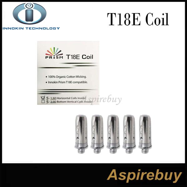 

100% подлинные катушки Innokin Endura T18 T18E 1,5 Ом для резервуара Innokin Endura Prism T18