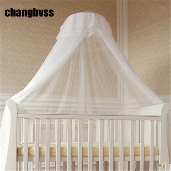 Wholesale Children Room Decor Hung Dome Baby Crib Mosquito Net Princess Mosquito Nets For Baby Girls Infant Crib Netting Baby Bed Curtain Duck Crib