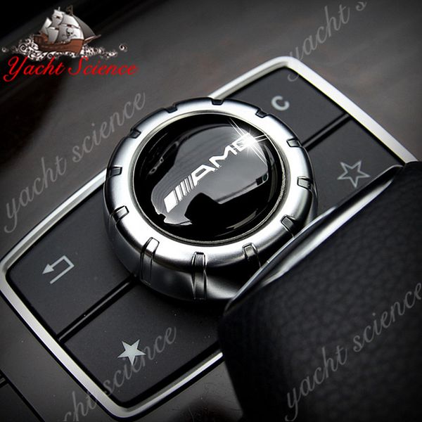 

Стайлинга автомобилей интерьер 2.9 см AMG Multi-плеер кнопка управления наклейка для Me