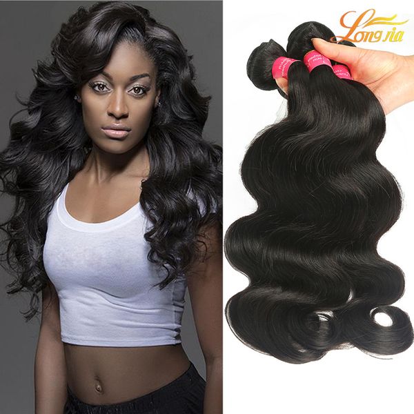 

необработанные бразильский объемная волна расширения смешать связки предложения rosa для бразильский человеческих волос объемной волны красо, Black