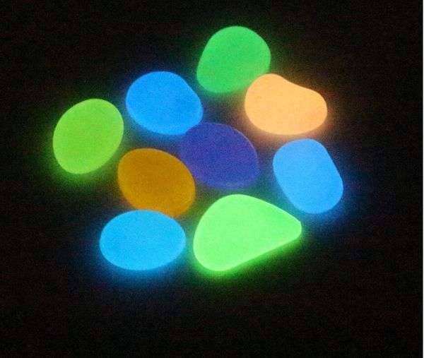 Solar Glow Stone Simulation Light Pebble Stone luminoso per decorazioni per acquari domestici Decorazioni per corridoi da giardino