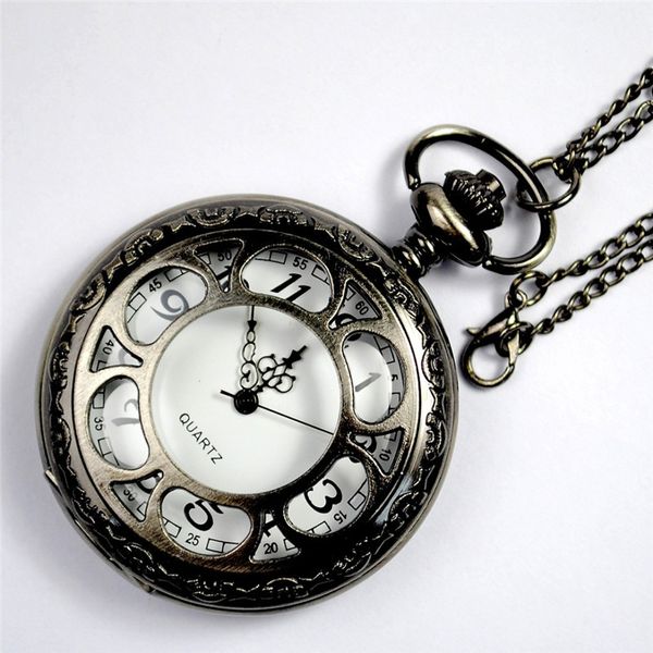 Gold Dial Hollow Fob Pocket Watches Necklaces Pendant Flip Locket Gold Dial Hollow Fob Pocket Watches Necklaces Pendant Flip Locket Quartz Watch Wall Clocks Women Jewelry