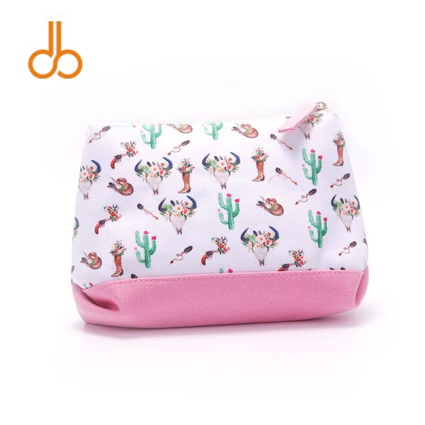 

triangle arrow boots makeup bag wholesale blanks canvas cactus bullskull cosmetic bags wedding accesories case dom106661