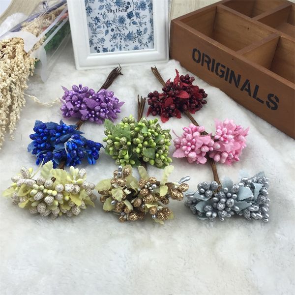 Acheter Mulberry Tiges Artificielle Mini Perle Fleurs étamine Diy Pistils Pour Mousse Fleurs De Mariage Scrapbooking Gâteau Décoration De 085 Du