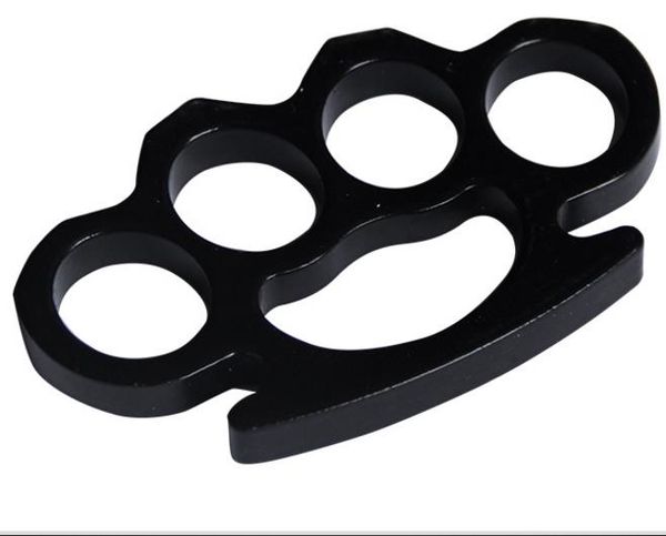 

2018 black thin steel brass knuckle dusters,self defense personal security women's and men's self-defense pendant punch button