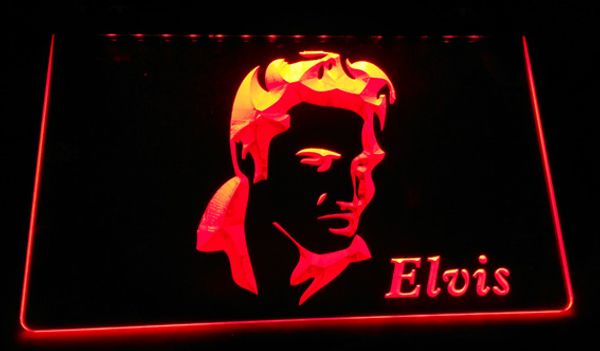 

LS2329-р-Elvis-Неон-Light-Sign Decor Бесплатная доставка Dropshipping Оптовые 6 цветов на выбор