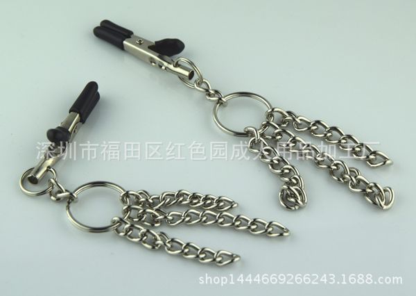

new clips breast design toys metal with shipping-2016 nipple games chain metal clips m038 whhba