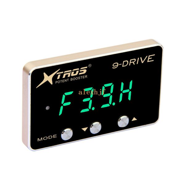 

potent booster 8th 9-drive electronic throttle controller 5mm thickness 4-digit display, tp-350 case for subaru legacy / outback 2004~2007