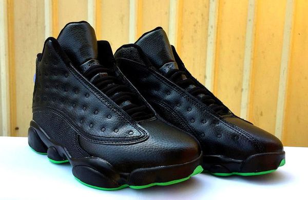 

13 altitude black green 414571-030 men basketball shoes carbon fiber sports shoe trainers running sneakers drop shipping, White;red
