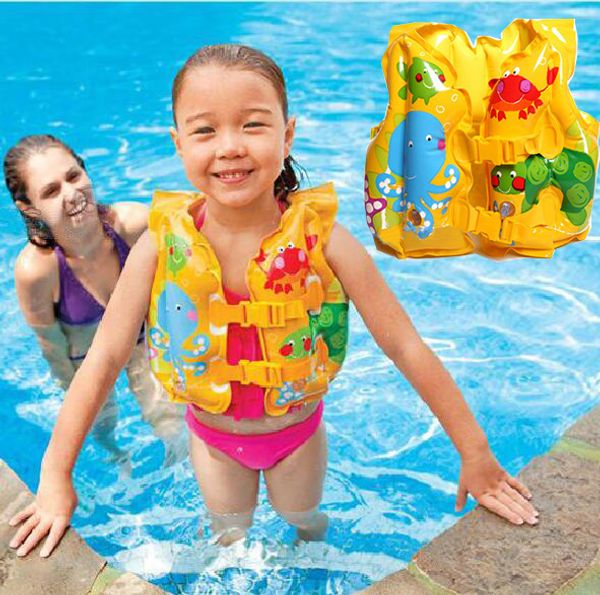 Acheter Bébé Enfant Tout Petit Enfant Infantile Gonflable Flotteur Piscine Plage Gilet De Sauvetage Gilet De Bain Safe Piscine Sécurité Aide Costume
