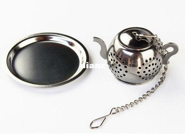 

mini cute stainless steel tea infuser pendant design home office tea strainer gift teapot type creative tea accessories