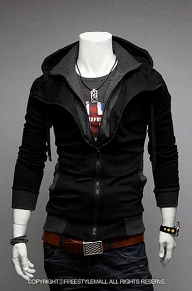 

wholesale-2016 spring&winter fashion sport brand fleece hoodies men,casual sweatershirt men, pullover colorful patch man hoody,slim, Black