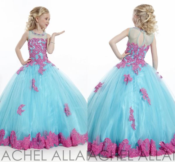 

lovely soft tulle 2020 ball gown pageant dress rachel allan perfect angel girl pageant dresses hy00682, White;red