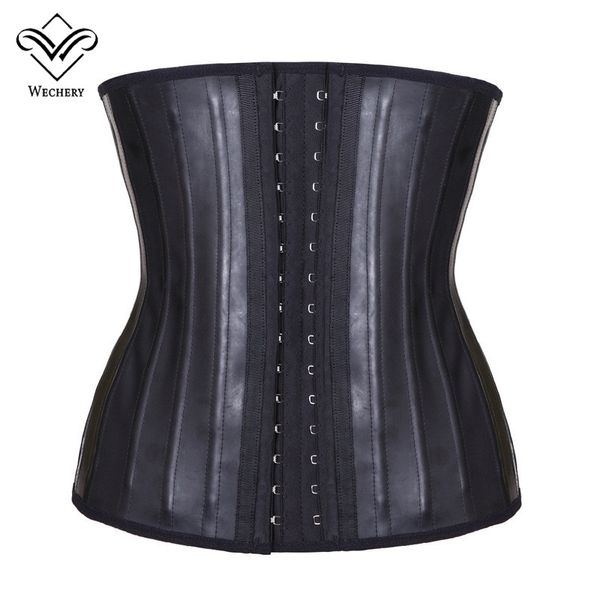 Latex Waist Trainer Corsetto Pancia Dimagrante Cintura Fodero Body Shaper Modellazione Cinturino Vita Cincher 25 Steel Bone XS-6XL