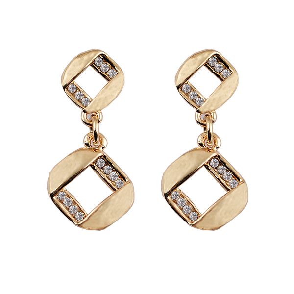 

the new popular lady alloy earrings 100% eco-friendly materials / shallow kc gold 1pair / lot lot drop shipping, Silver